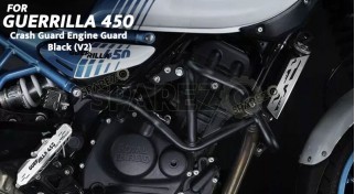 Fit For Royal Enfield Guerrilla 450 Crash Guard Engine Guard Black